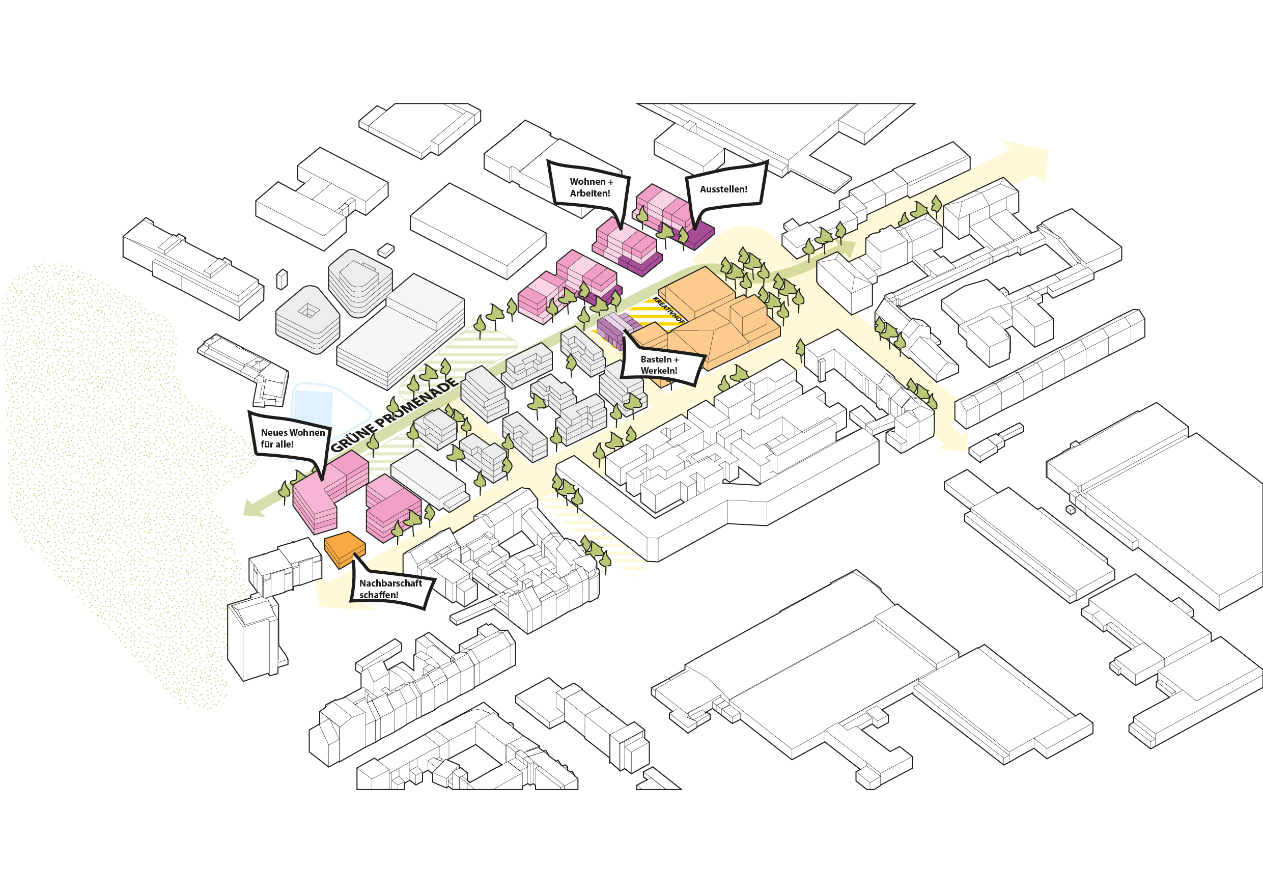 Phase 3 - grüne Promenade